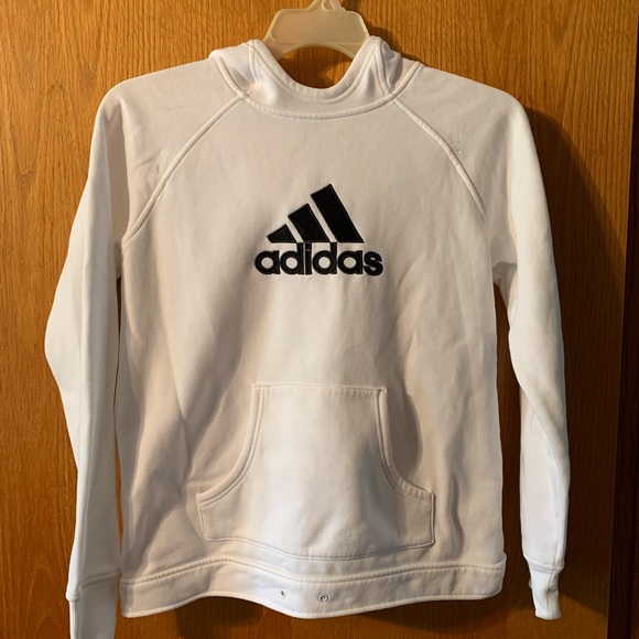 Adiva Tops - Adidas white sweatshirt